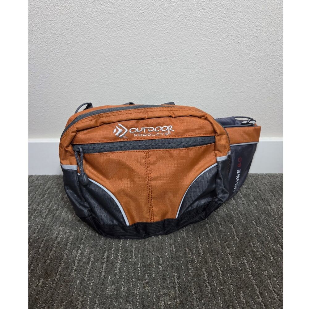 Outdoor Products Mojave 8.0 Orange/Gray Running Hiking Fanny Pack